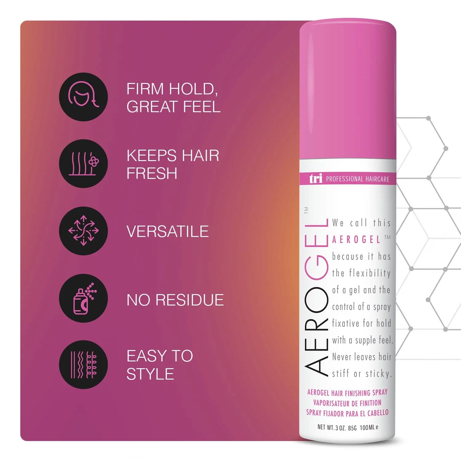 Aerogel Hair Finishing Spray