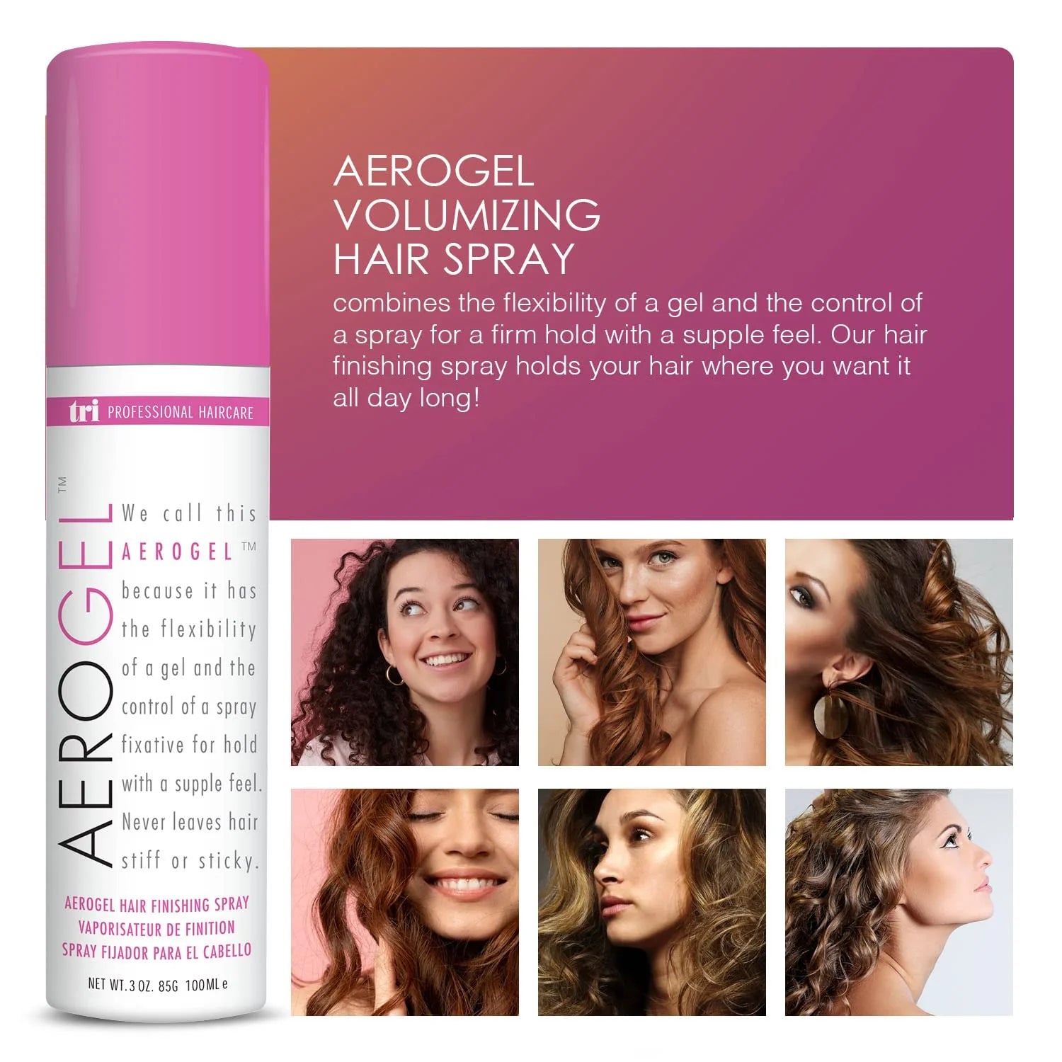Aerogel Hair Finishing Spray