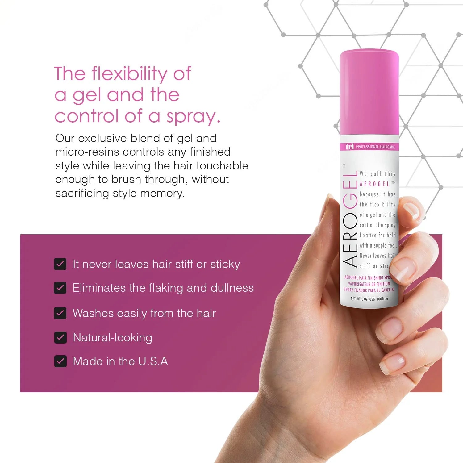 Aerogel Hair Finishing Spray