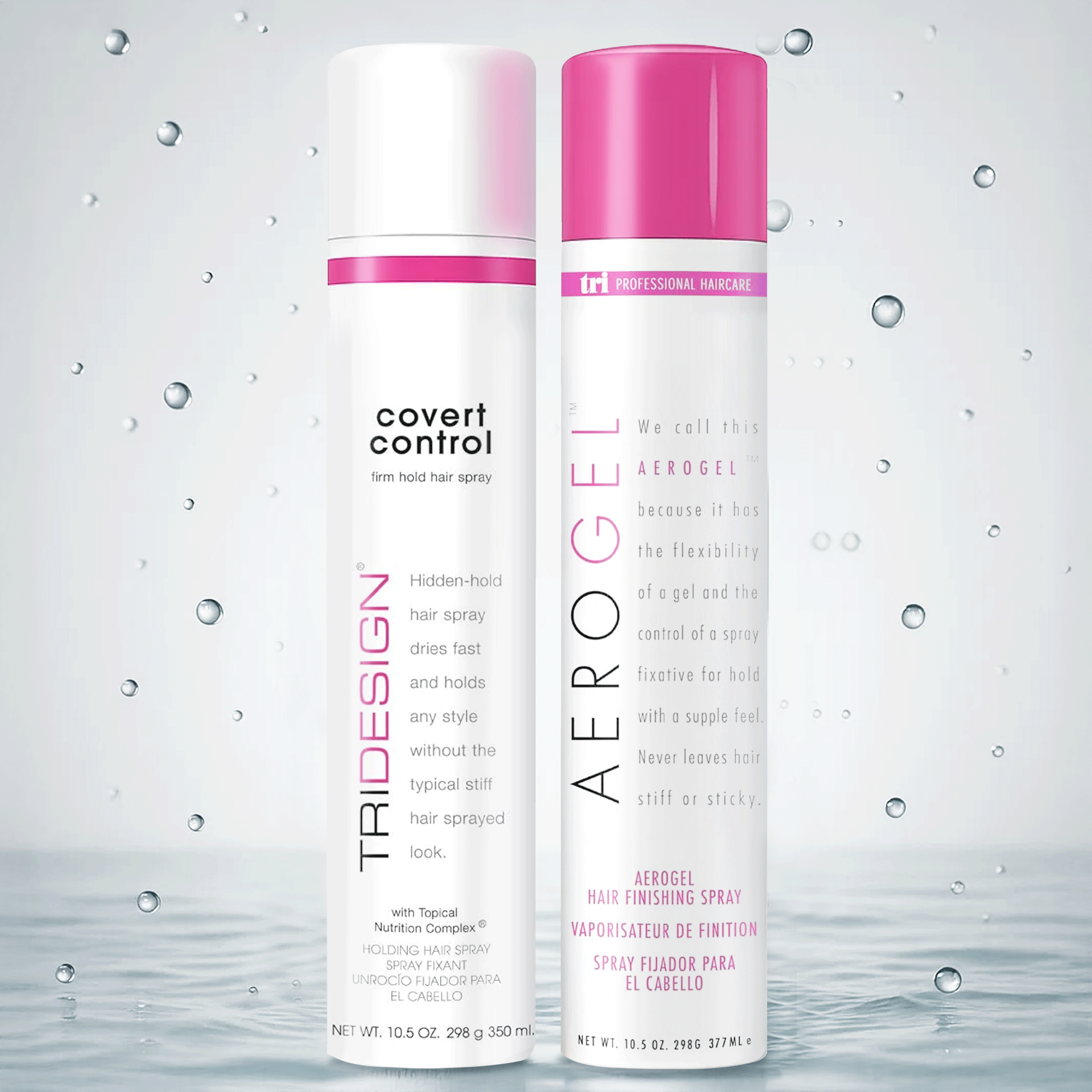 Aerogel Hair Finishing Spray & Covert Control